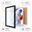 Geometric Rhythm Abstract - Framed Print-1755078417-1755078419