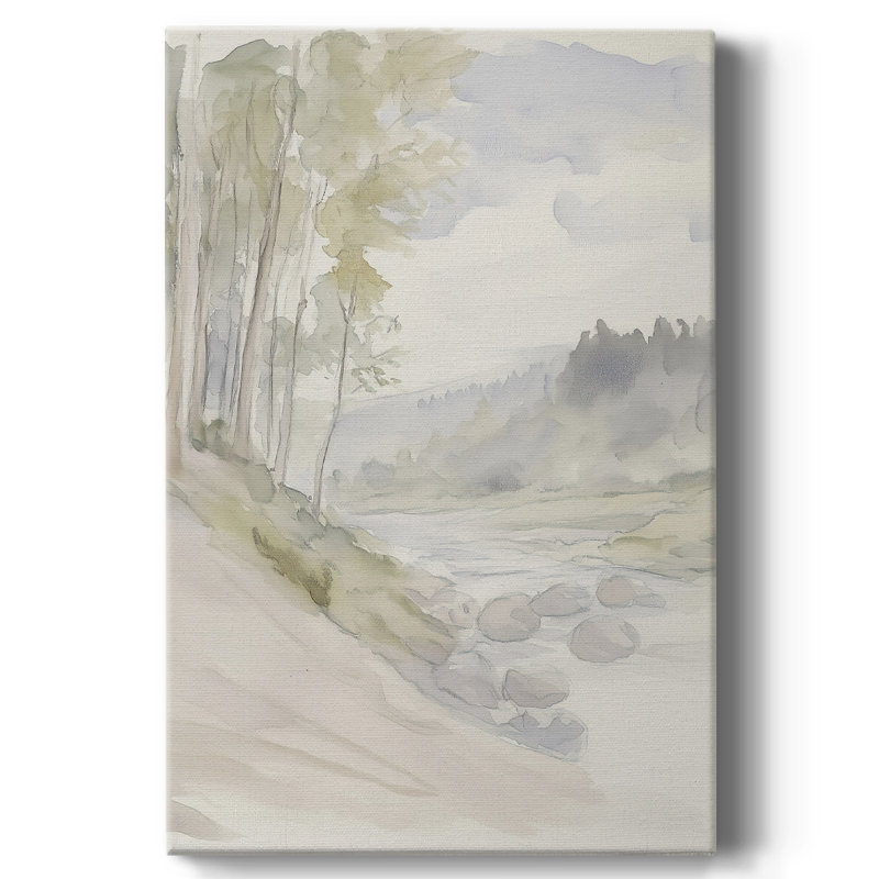 Toile tendue avec châssis abstrait CCX III - Prêt à être accroché, H 36 po x l 24 po