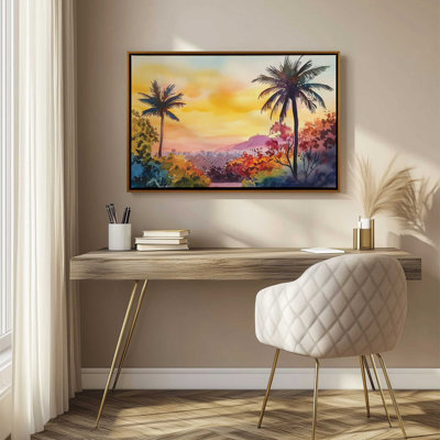 Sunset Over The Hills