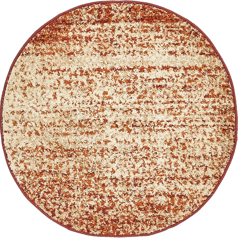 Abstract Area Rug, Round 99cm