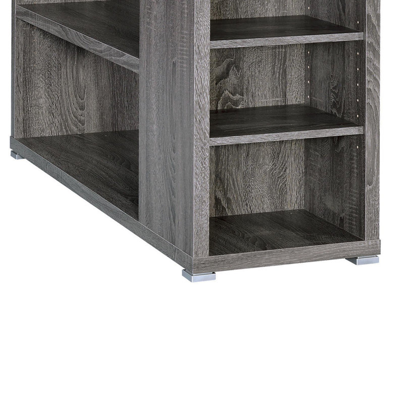 Ralphs L-Shaped Writing Desk, Gray