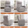 Deaja 28" Upholstered Swivel Rocker Nursery Chair with High Back (Set of 2)