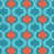 Turquoise / orange