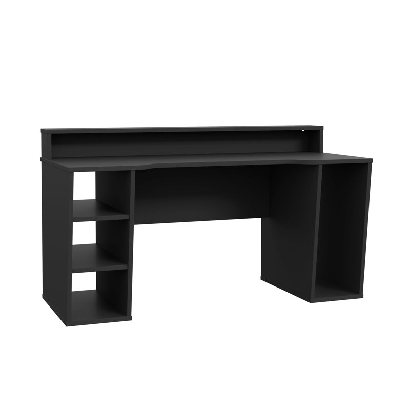 Bottorff Computer Desk, Matte Black