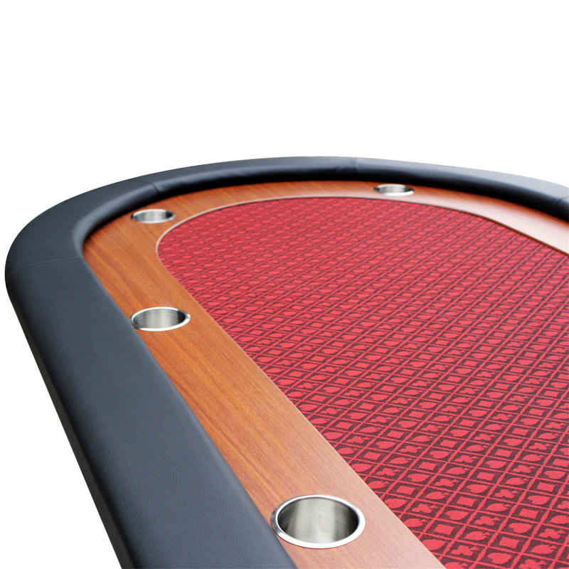 INO Design 96'' 10 - Player Foldable Poker Table, Black