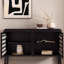 Armoire d'appoint à double porte style rétro