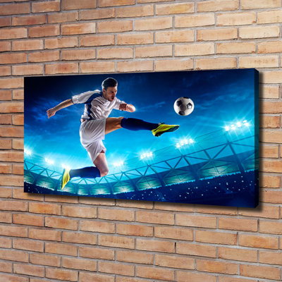 Footballer - Wrapped Canvas Print