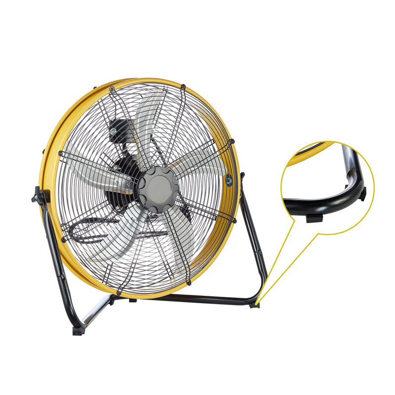 6300 CFM 20 Inch Heavy Duty Shroud Fan With IP44 Enclosed Powerful 1/4 Motor