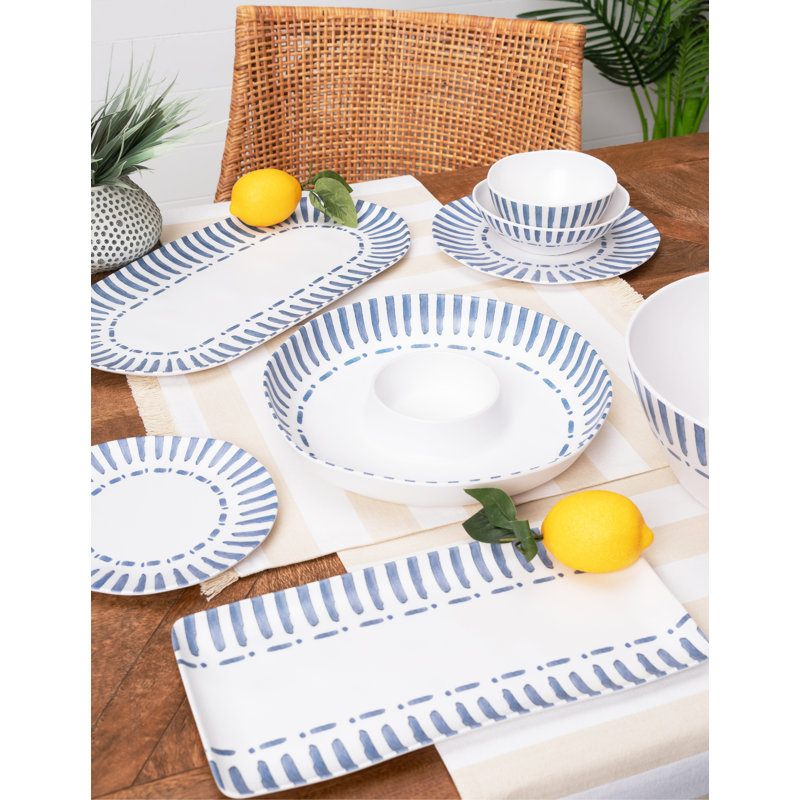 Maren Melamine Serving Rectangle Platter