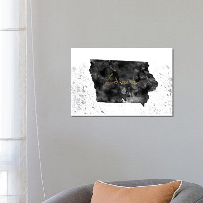 Iowa 1 Piece Wrapped Canvas Painting