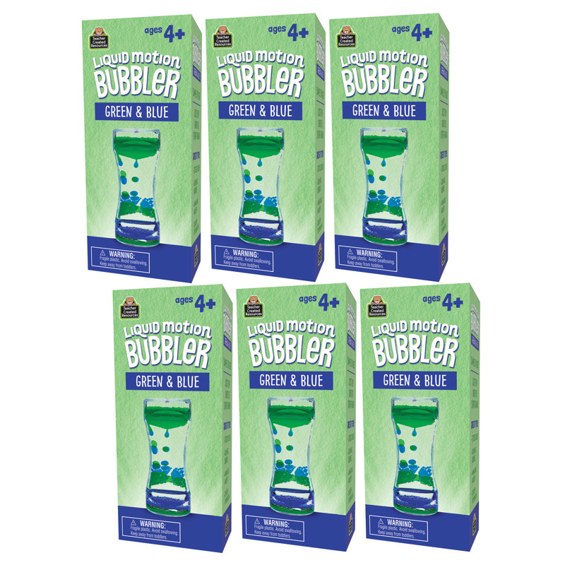 Bulle liquide, Bleu / menthe