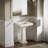 Memoirs  Pedestal Tall Bathroom Sink with Overflow-19195567-10939873
