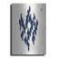 «Lark Manor ™« Blue Woodblock 3 »par Incado, art mural en métal-1382541097