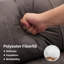Fauteuil inclinable avec massage et chauffage Michalski-122123323