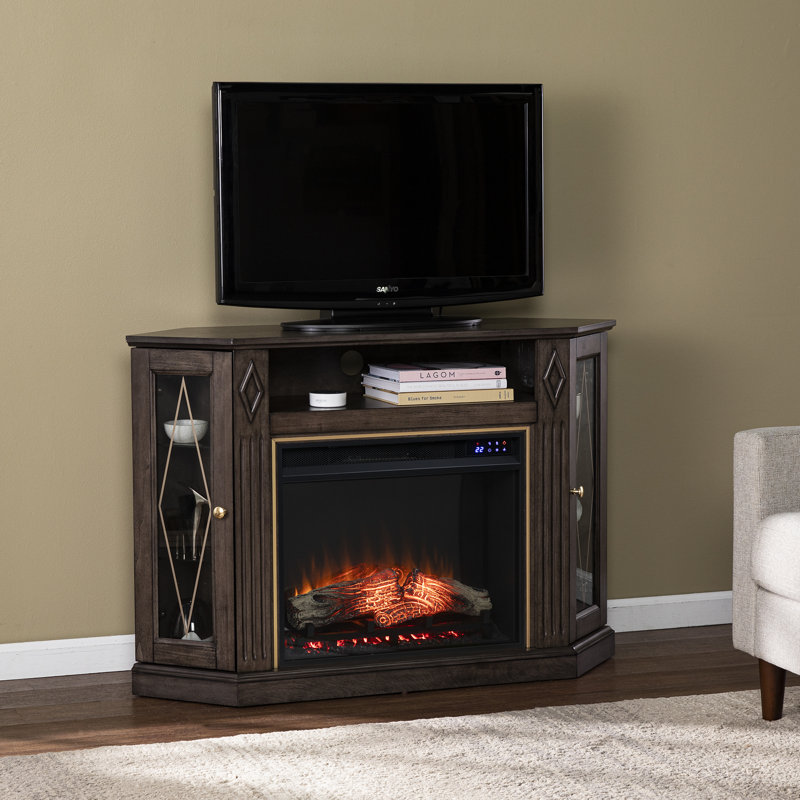Red Barrel Studio® 47.25 " W Electric TV Stand with BTU 5100