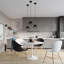 Bernia 3 - Light Stainless Steel Pendant