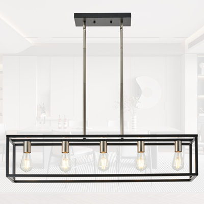 Ahslee 5 - Light Square/Rectangle Pendant