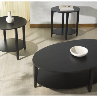 Harrisonville 3-Piece Wood Living Room Table Set