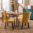 Tufted Solid Wood Velvet Upholstered Dining Chair-883621106