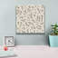  «Endless Circles Front Linen» par Wild Apple Portfolio, art mural sur toile, 12 po x 12 po