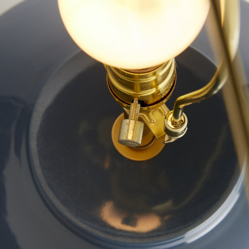 Marron Table Lamp, Blue