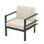 Ensemble de 3 chaises d'extérieur modernes avec structure en aluminium, coussins résistants aux intempéries, design épuré et table d'appoint, parfaites pour la terrasse, le jardin ou le balcon