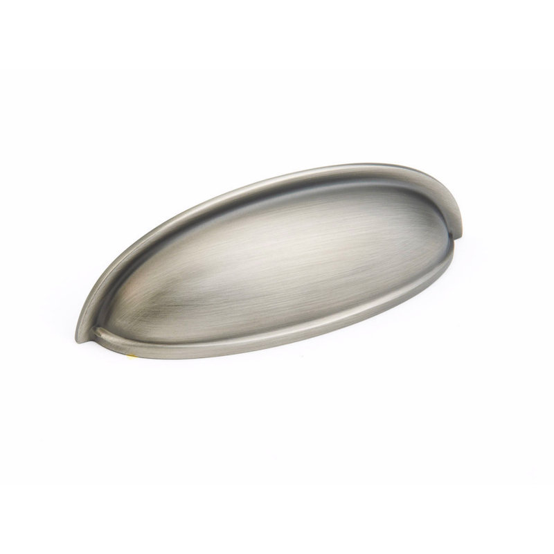 Cup / Bin Pull, Antique Nickel