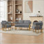 Luxurious Teddy Fleece Upholstered Metal Leg Side Chair for Living Rooms and Office Spaces-948840621