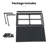 Powder-coated Metal Frame Standing Seam Fixed Window Awning All Weather Protection Door Canopy for Entrance, Windows, Porches, Balconies-126954203-126954196
