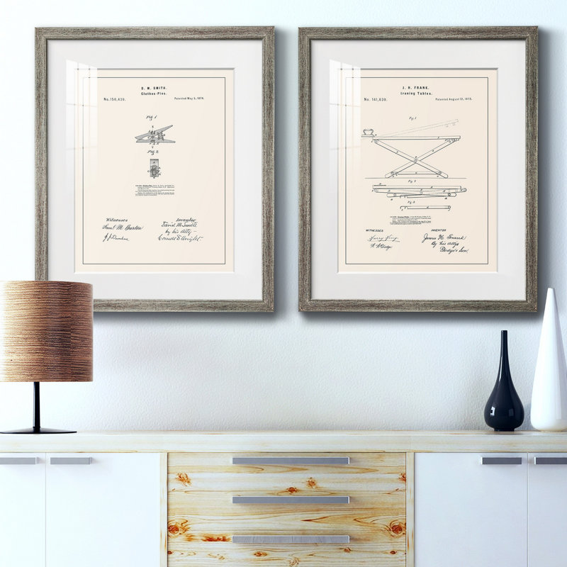 " Laundry Patent II " 2 - Pieces