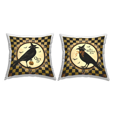 Checkered Throw Pillow