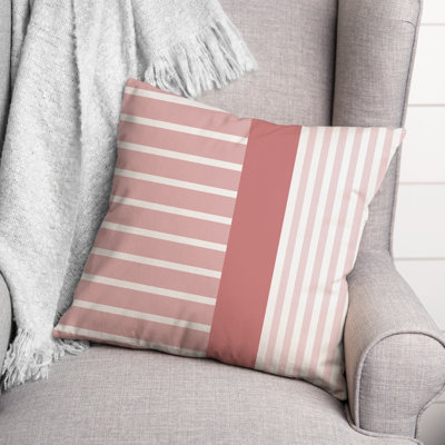 Housse et insert de coussin carré extérieur Stripes 1