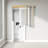 Glass Frosted Manufactured Wood Prefinished Sliding Door with Hardware Kit and Door Frame-93177971