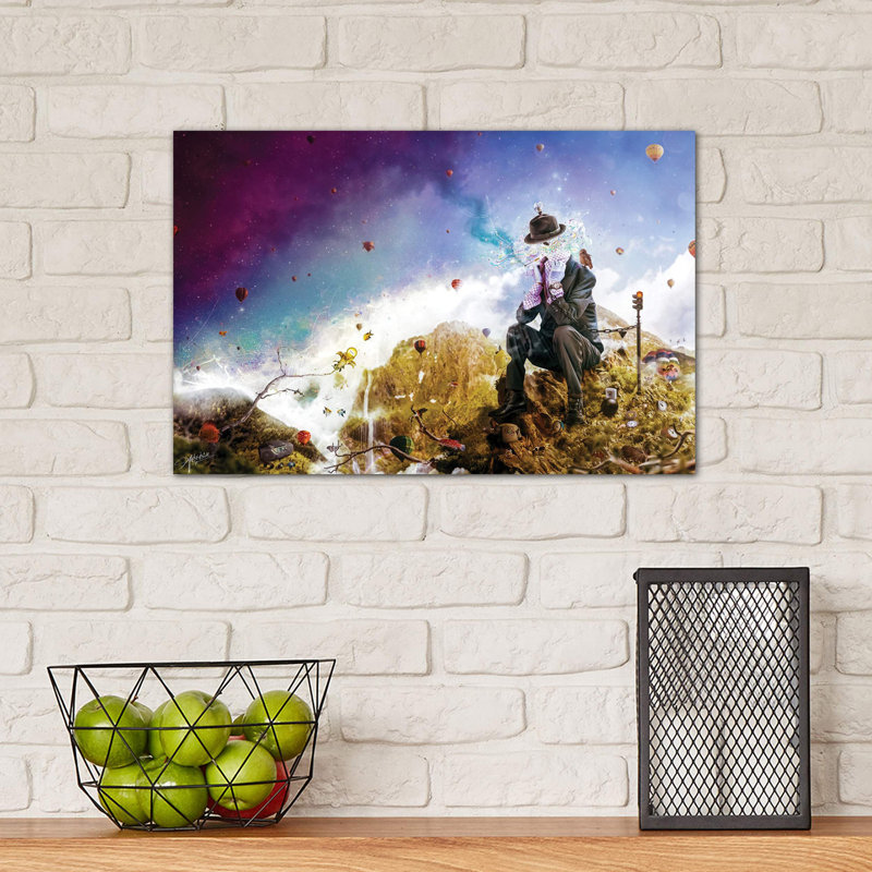 The Uninspired by Mario Sanchez Nevado - Wrapped Canvas Painting, 30.48 cm H x 45.72 cm W