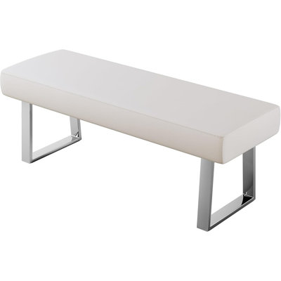 Bedroom Bench, Bed End Upholstered Bench, Indoor Corner Small Footstool With Metal Legs, For Kitchen Entryway Dining Room And Living Room Window