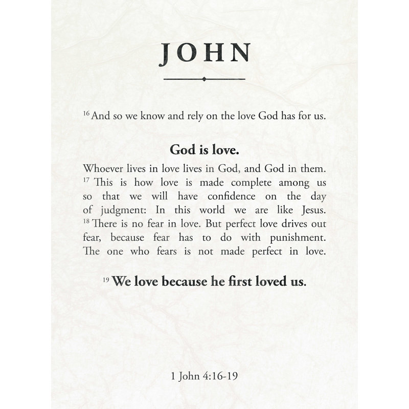 John John's Scripture Book - Reproduction sur toile tendue, L 12 po x H 16 po