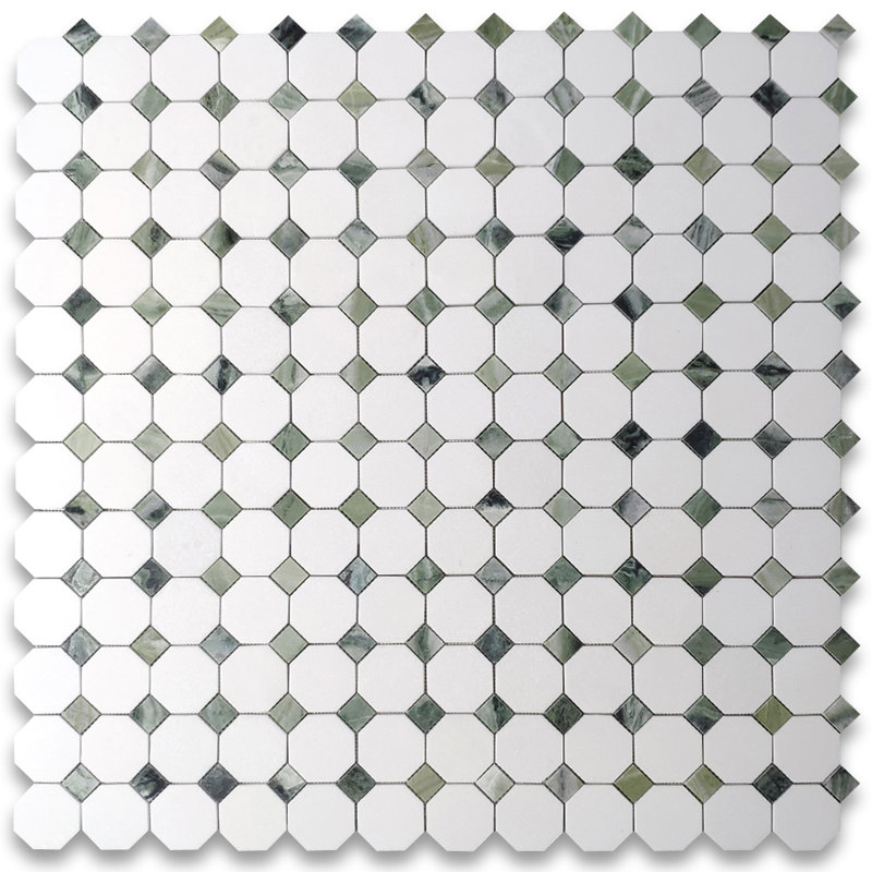 12" x 12" Marble Mosaic Wall & Floor Tile