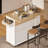 Tieshka 47.2" W Rectangle Kitchen Island with Drawers and Cabinets-44760833