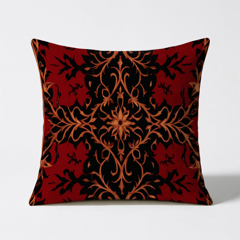 Celestial Emblem Indoor And Outdoor Throw Pillow, Square 18"