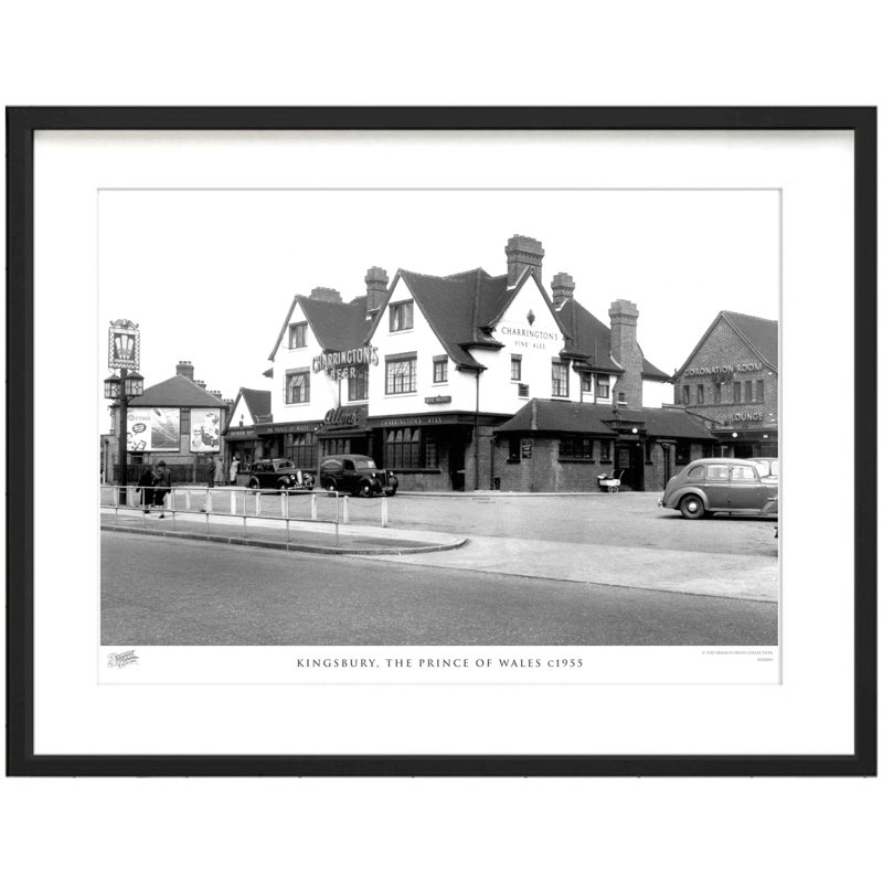 Kingsbury, The Prince Of Wales C1955 by Francis Frith - Single Picture Frame Print, 28cm H x 36cm W x 2.3cm D