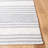 Adamsville Striped Hand-Woven Wool/Cotton Cream/Gray Area Rug-1429167546