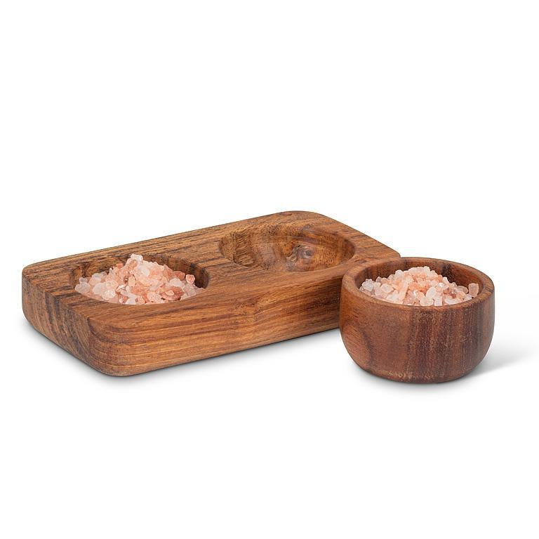 Double Compartments Salt Cellar