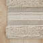 Woven Texture Stripe Bath Rug Natural 20X32-1954274317