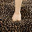 Brown Black Leopard Chenille Ottoman-1756642506