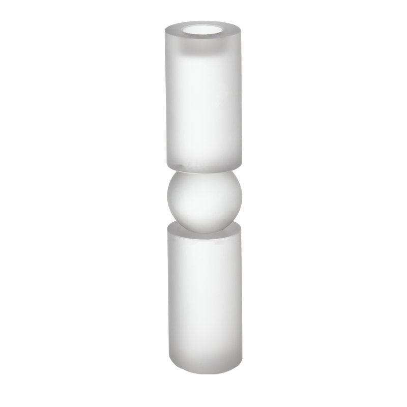 Grand bougeoir en verre Accent Palisade, H 15 po x l 3,1 po x P 3,1 po