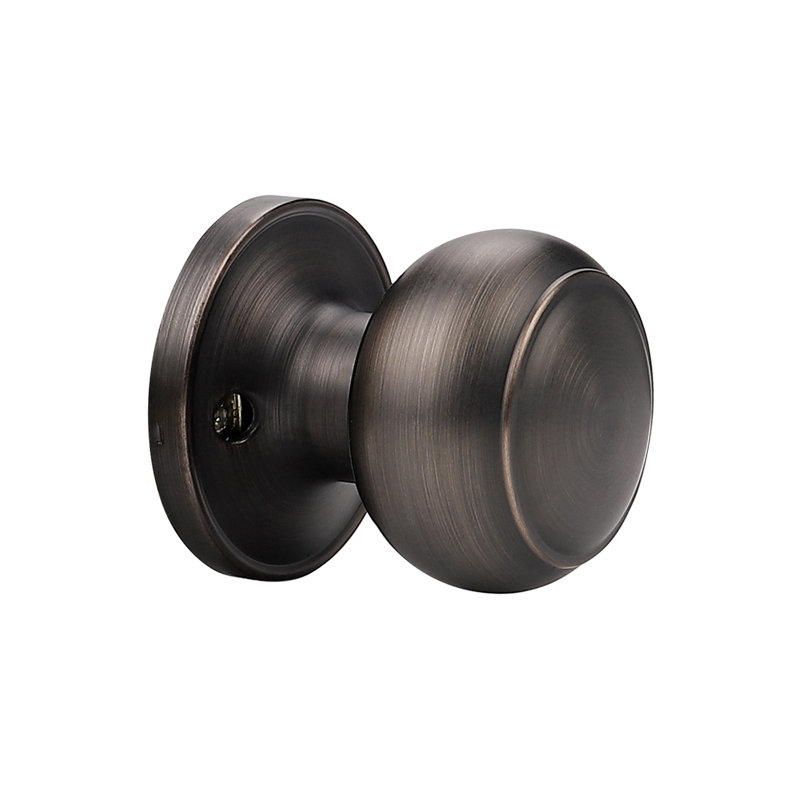 Privacy Door Knobs with Round Rosette, Oil Rubbed Bronze, Privacy (Bed & Bath)