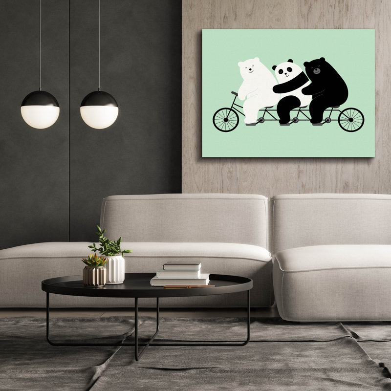 «Family Time» par Andy Westface, H 40 po x l 54 po x P 1,5 po