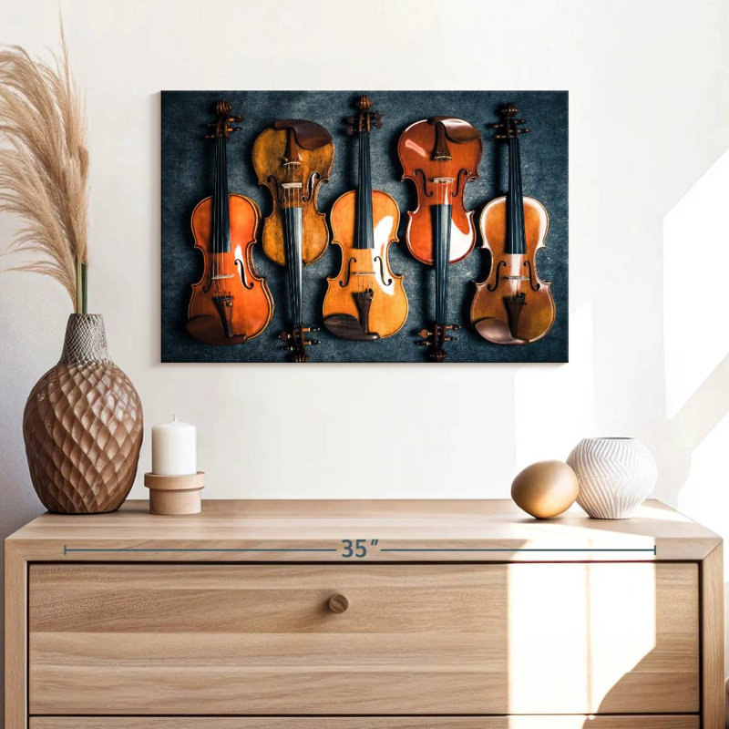 Abarca Violin Collection, 16" H x 24" W