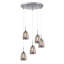 Luminaire suspendu en forme de cloche 5 lumières Murphy-432116268-432116271