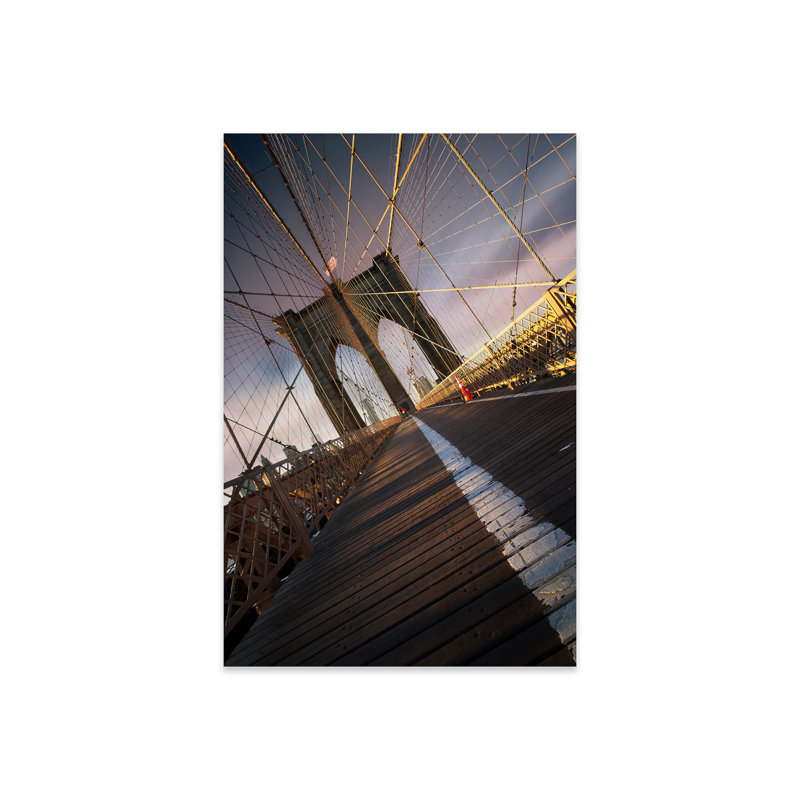 Brooklyn Bridge Web Print On Acrylic Glass